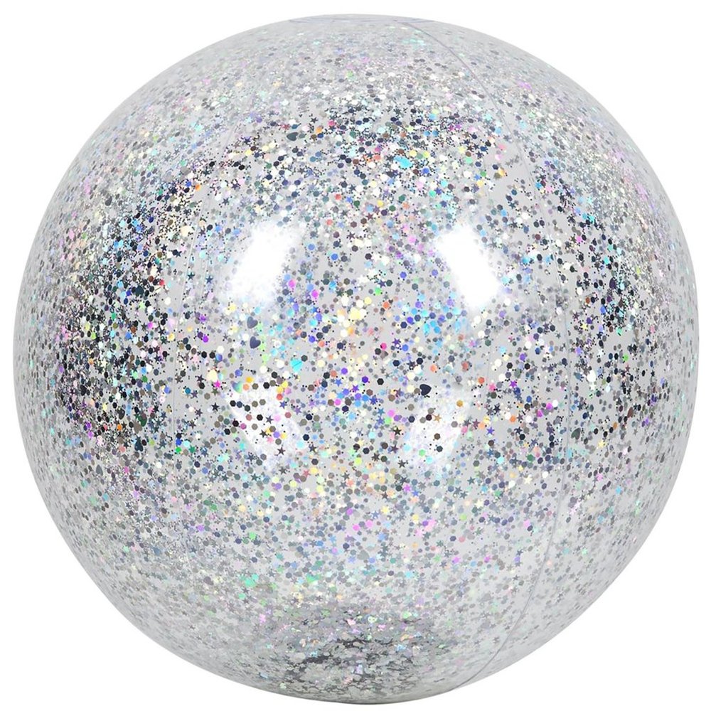 NEW SUNNYLIFE Inflatable Glitter Beach Ball Pool Fun